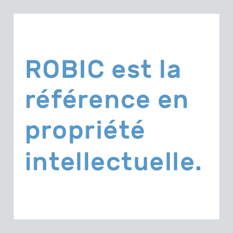 ROBIC, référence, propriété intellectuelle